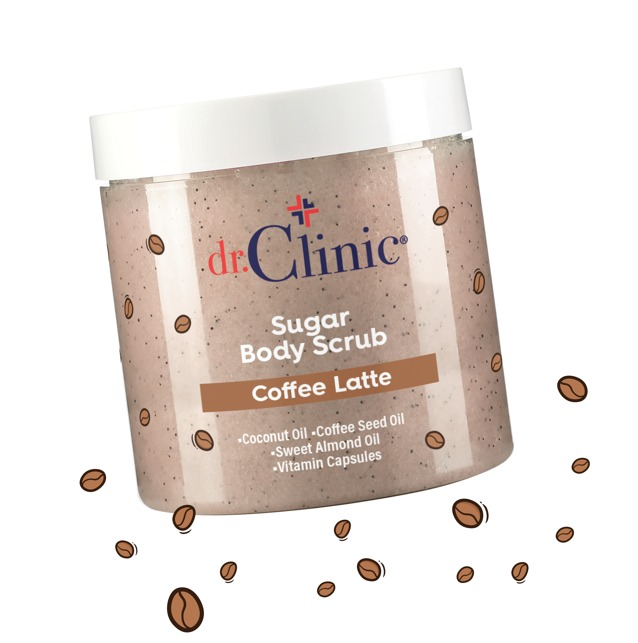 Dr.Clinic Sugar Body Scrup Coffee Latte 250 Ml