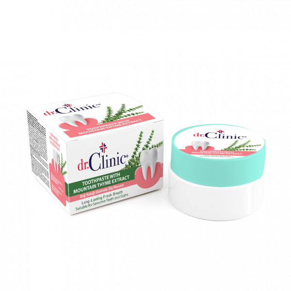 Dr. Clinic Dağ Kekikli Diş Parlatma Tozu 40gr