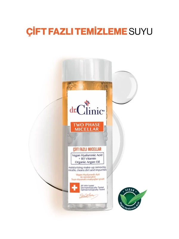 Dr.Clinic Çift Fazlı Temizleme Suyu 150 ml