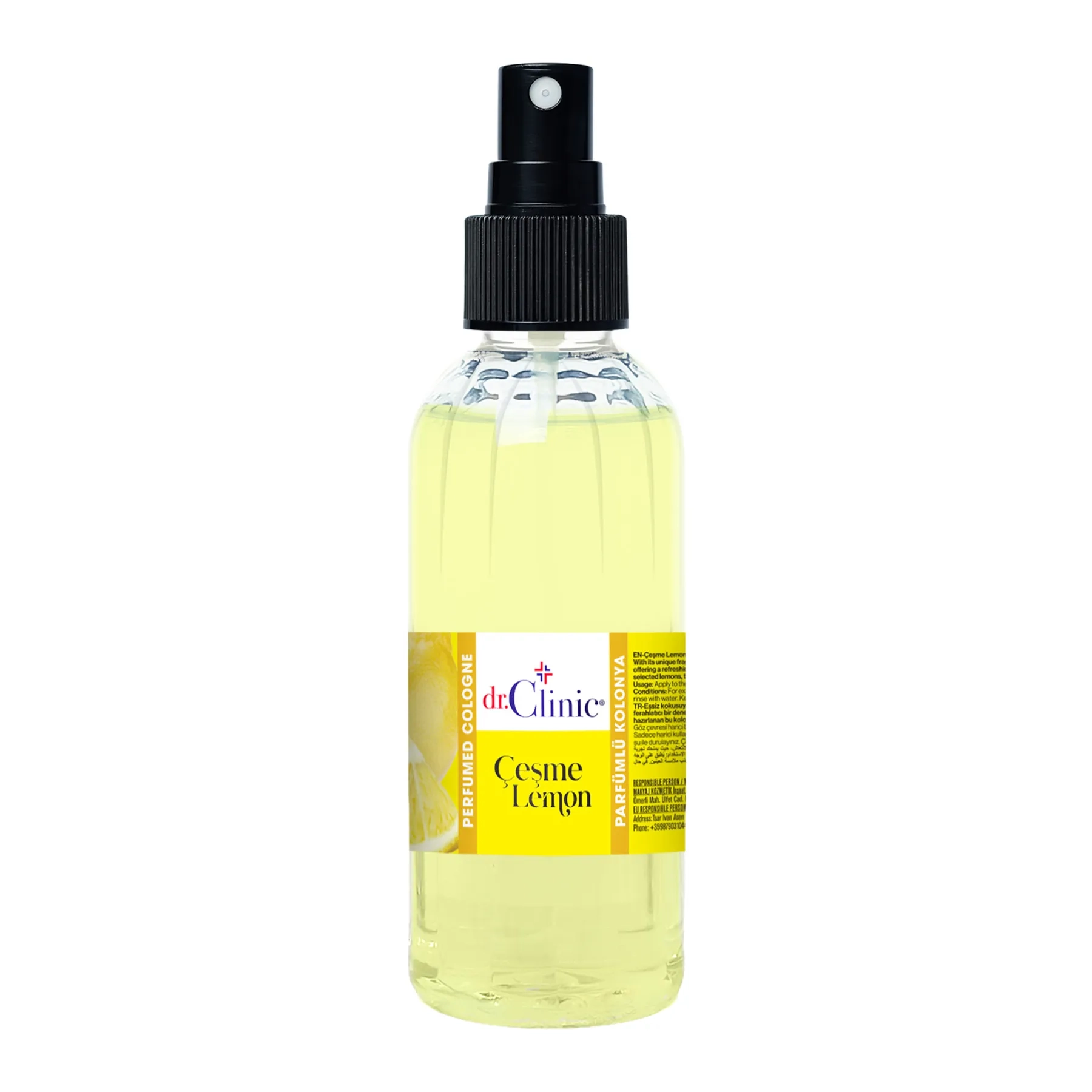 Dr.Clinic Parfümlü Kolonya Çeşme Limonu 150ml