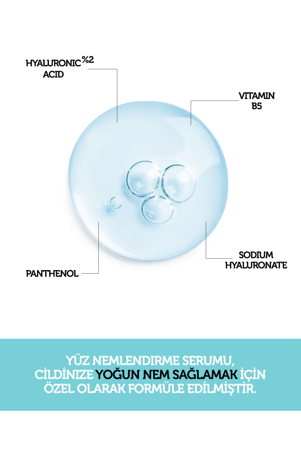 Nippon Yoğun Nemlendirici Hyaluronik Asit Serum 30 Ml