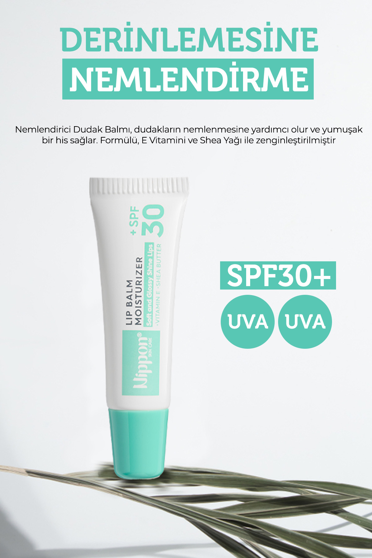 Nippon SPF 30 Güneş Korumalı ve Besleyici Dudak Bakım Balmı 10 ML