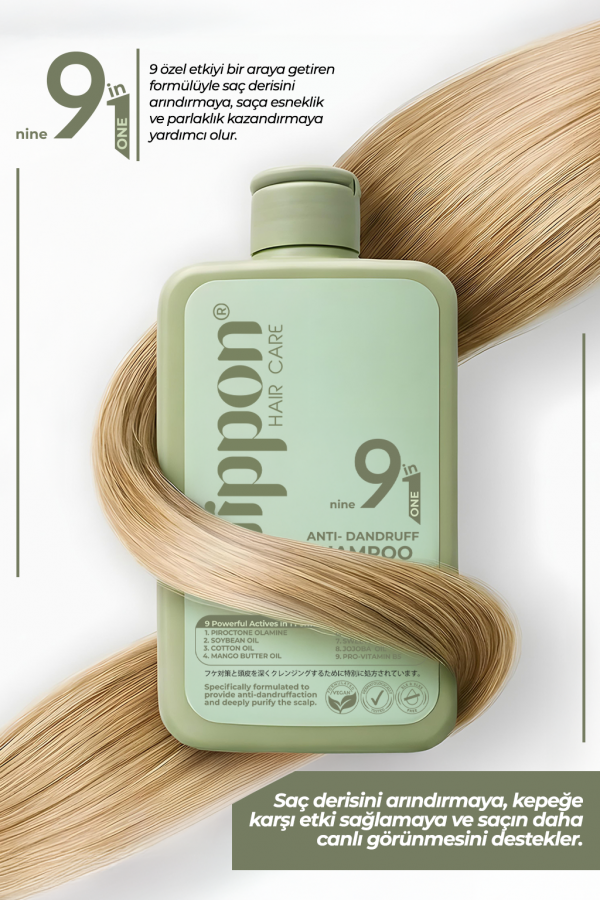 Nippon Kepek Karşıtı 9 İn 1 Kepek Karşıtı Şampuan 400 Ml