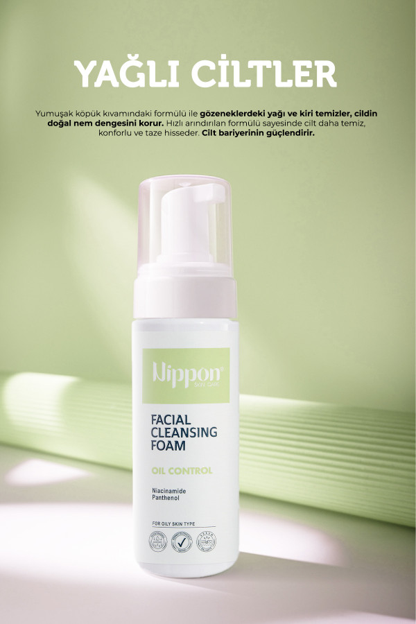 Nippon Yüz Yıkama Köpüğü Yağlı Ciltler 150 ML