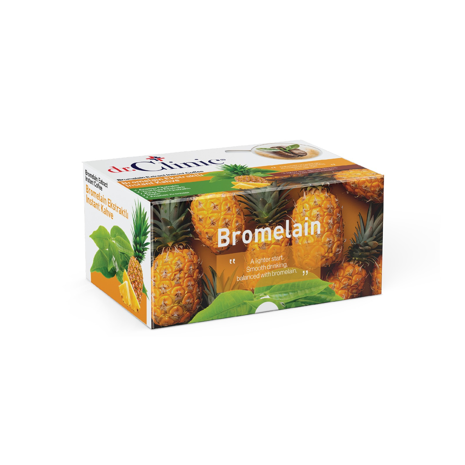 Dr.Clinic Bromelain Ekstraktlı Instant Kahve