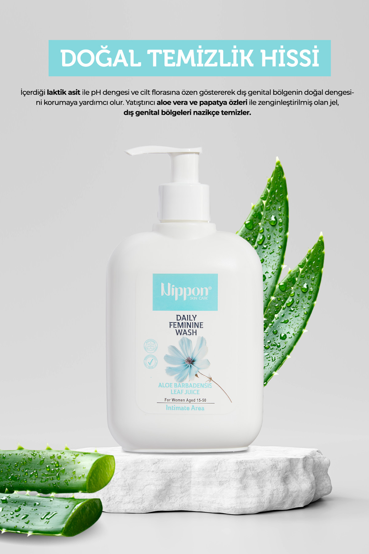 Nippon İntime Jel Hassas Ciltler 250 ML