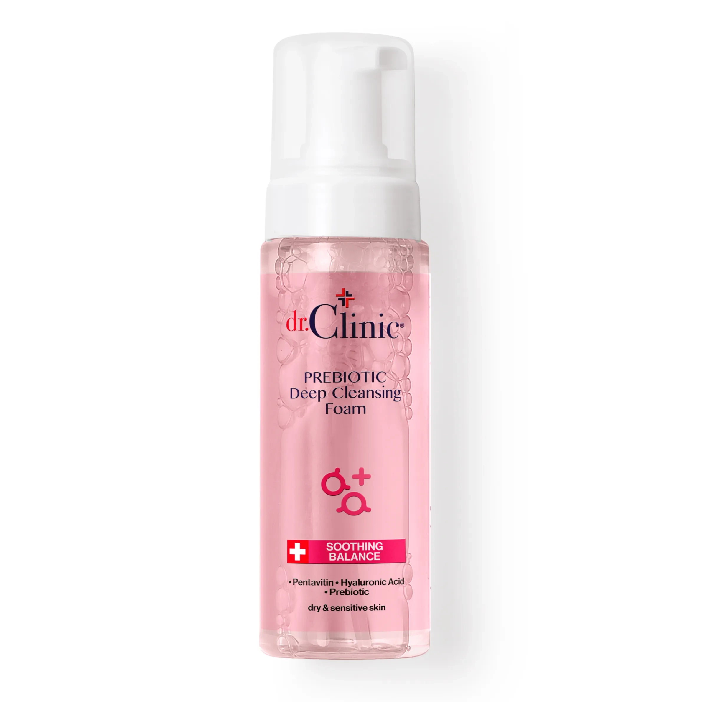 Dr.Clinic Prebiotic Yüz Temizleme Köpüğü Soothing Balance 160 ml