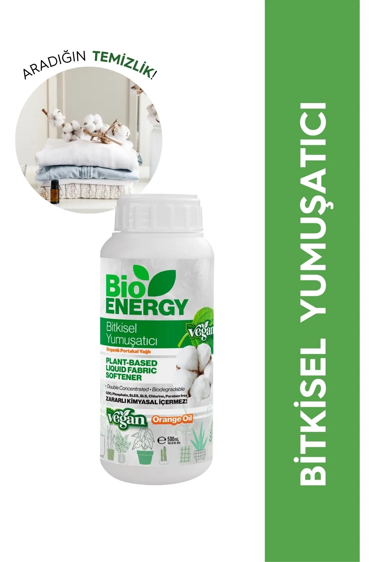 Bioenergy Bitkisel Yumuşatıcı 500 Ml
